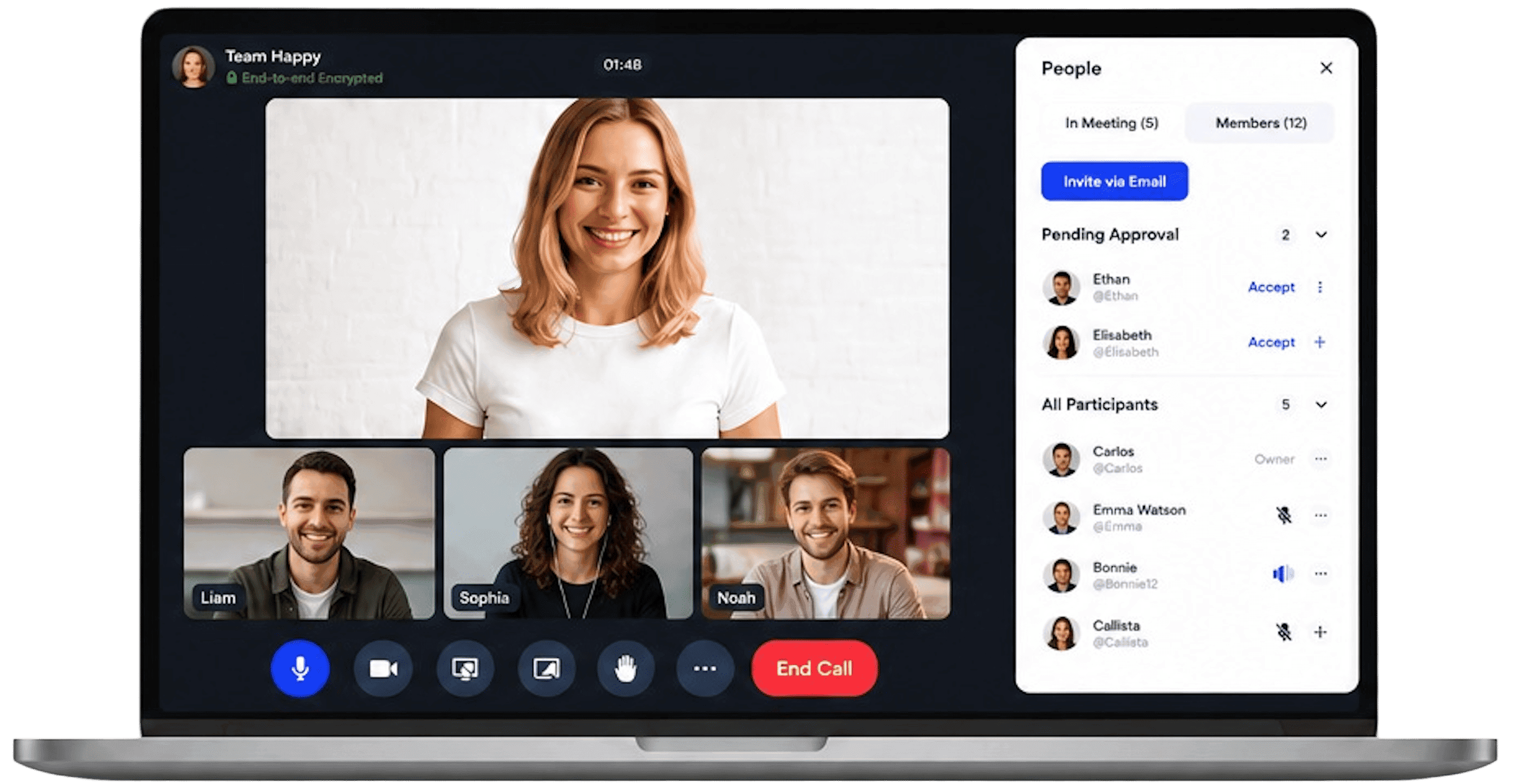 SafeMeet secure video meeting